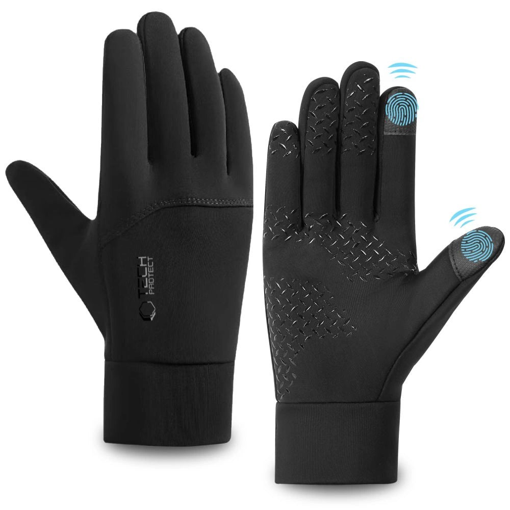 Tech-Protect WG01 Gloves with Touch Tips L - Black_0