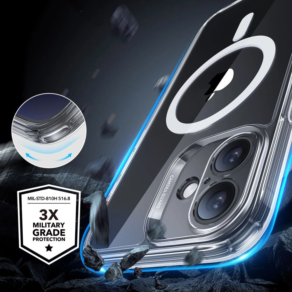 ESR Classic Pro Set Halolock MagSafe iPhone 16 Case - Clear_3