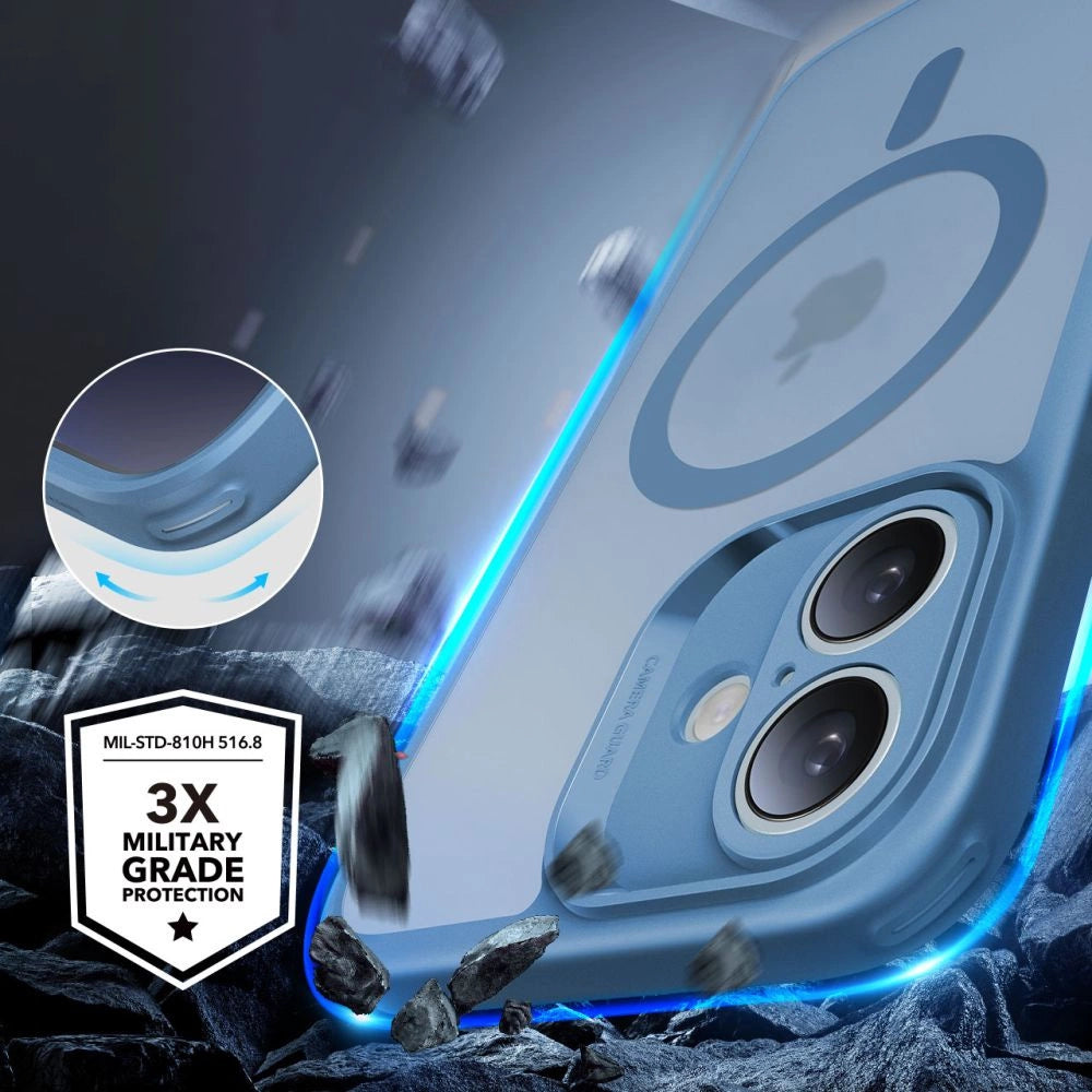 ESR Classic Pro Set Halolock MagSafe case for iPhone 16 - blue_3