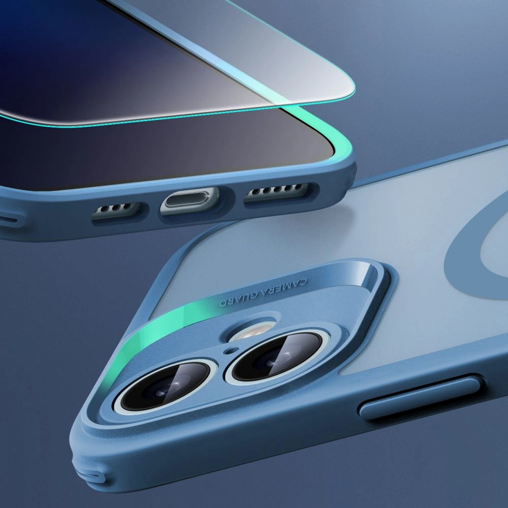 ESR Classic Pro Set Halolock MagSafe case for iPhone 16 - blue_4