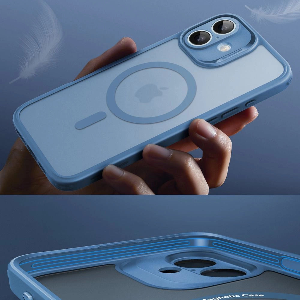 ESR Classic Pro Set Halolock MagSafe case for iPhone 16 - blue_6