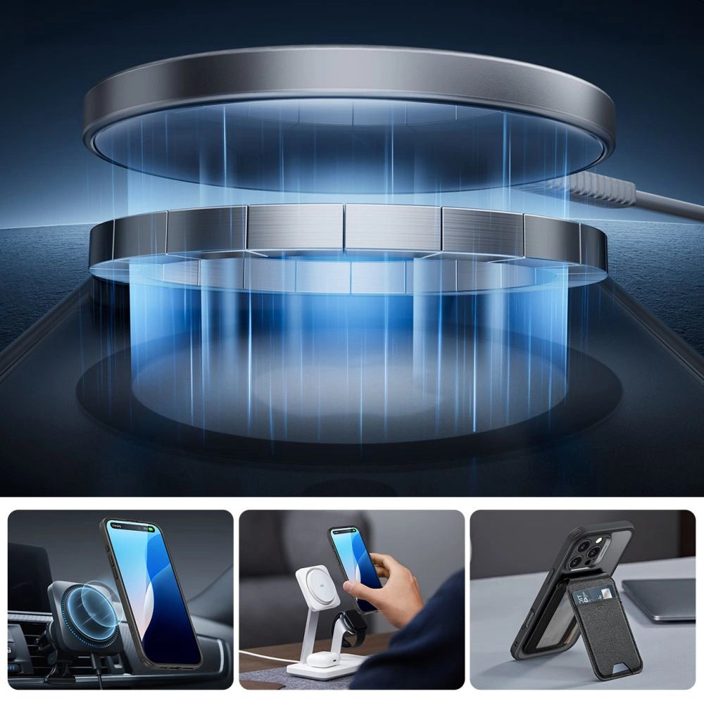 ESR Classic Pro Set Halolock MagSafe case for iPhone 16 Pro - black_2