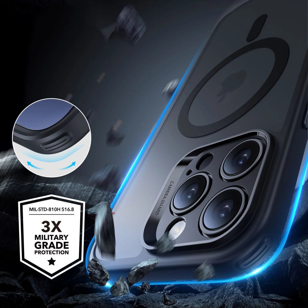 ESR Classic Pro Set Halolock MagSafe case for iPhone 16 Pro - black_3