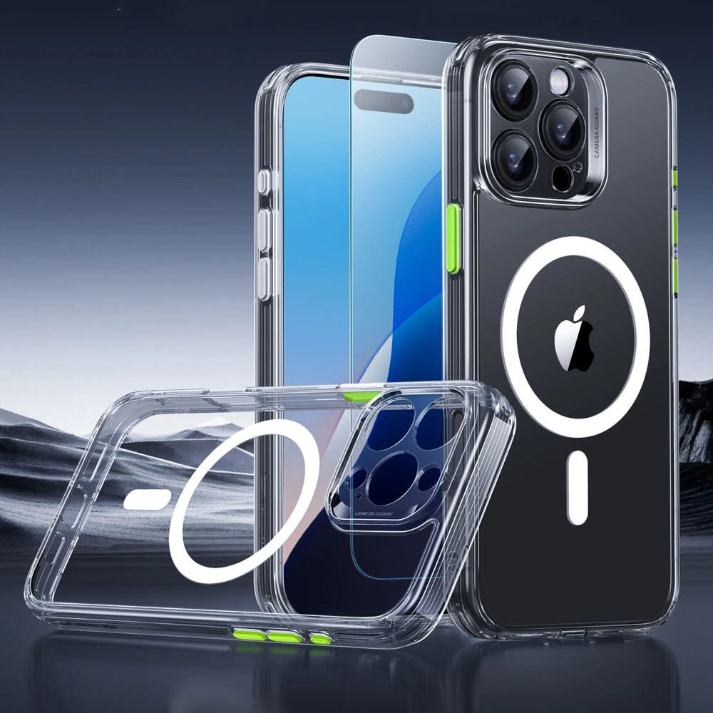ESR Classic Pro Set Halolock MagSafe Case for iPhone 16 Pro Max - Clear_1