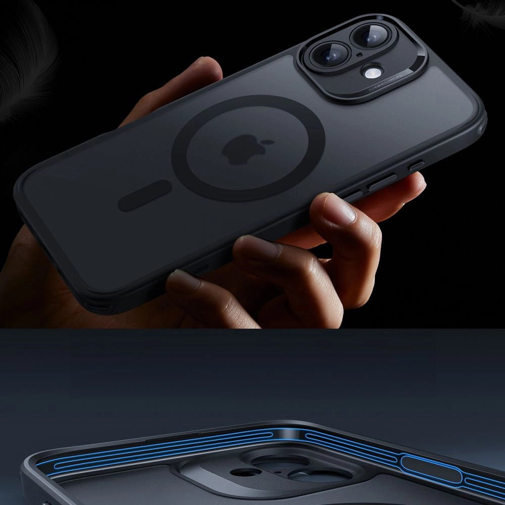 ESR Classic Pro Set Halolock MagSafe case for iPhone 16 - black_6