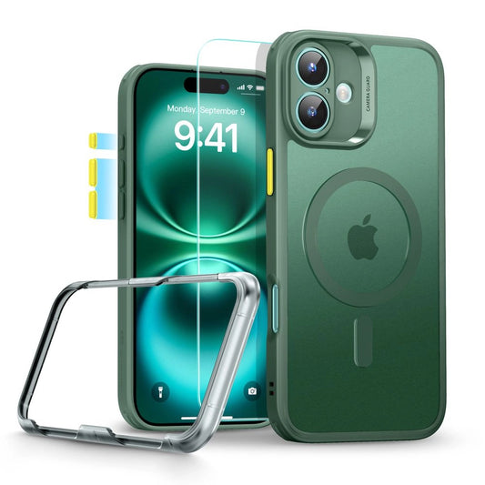 ESR Classic Pro Set Halolock MagSafe iPhone 16 Case - Green_0