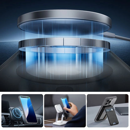 ESR Classic Pro Set Halolock MagSafe iPhone 16 Pro Case - Gray_2