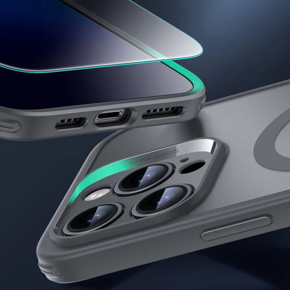 ESR Classic Pro Set Halolock MagSafe iPhone 16 Pro Case - Gray_4