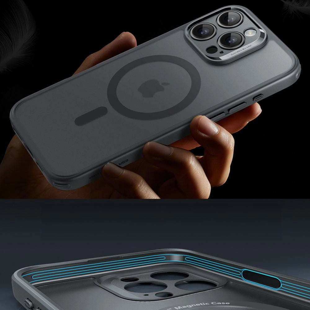 ESR Classic Pro Set Halolock MagSafe iPhone 16 Pro Case - Gray_6