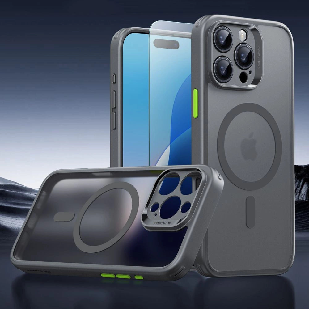 ESR Classic Pro Set Halolock MagSafe Case for iPhone 16 Pro Max - Gray_1