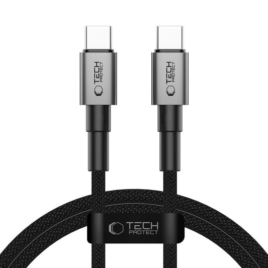 Tech-Protect UltraBoost DNA USB-C PD100W/5A Cable 100cm - Gray_0