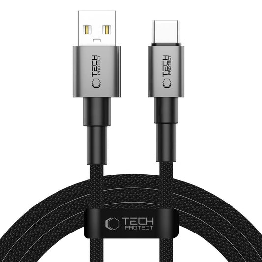 Tech-Protect UltraBoost DNA USB-A / USB-C Cable 15W/3A 200cm - Gray_0