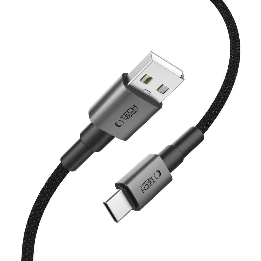 Tech-Protect UltraBoost DNA USB-A / USB-C Cable 15W/3A 200cm - Gray_1