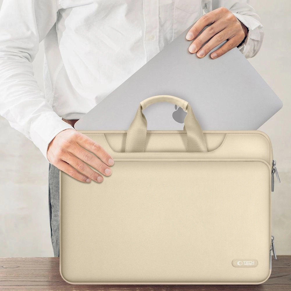 Tech-Protect Pocket 13-14 Laptop Bag - Beige_7