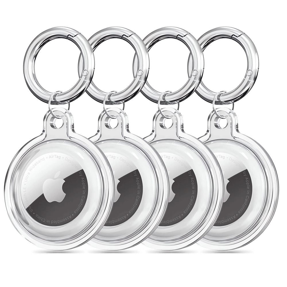 Tech-Protect Icon 4-pack Case for Apple AirTag - Transparent_0