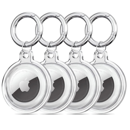 Tech-Protect Icon 4-pack Case for Apple AirTag - Transparent_0