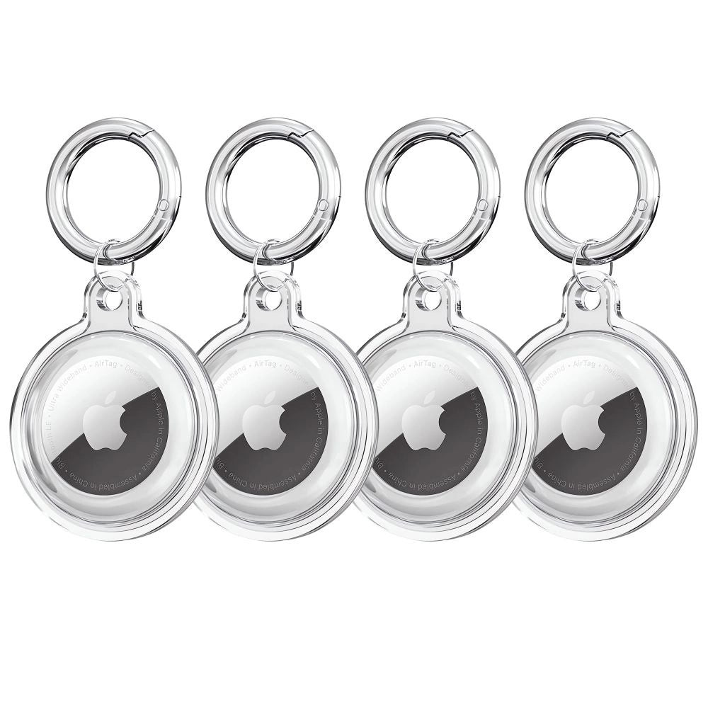 Tech-Protect Icon 4-pack Case for Apple AirTag - Transparent_1