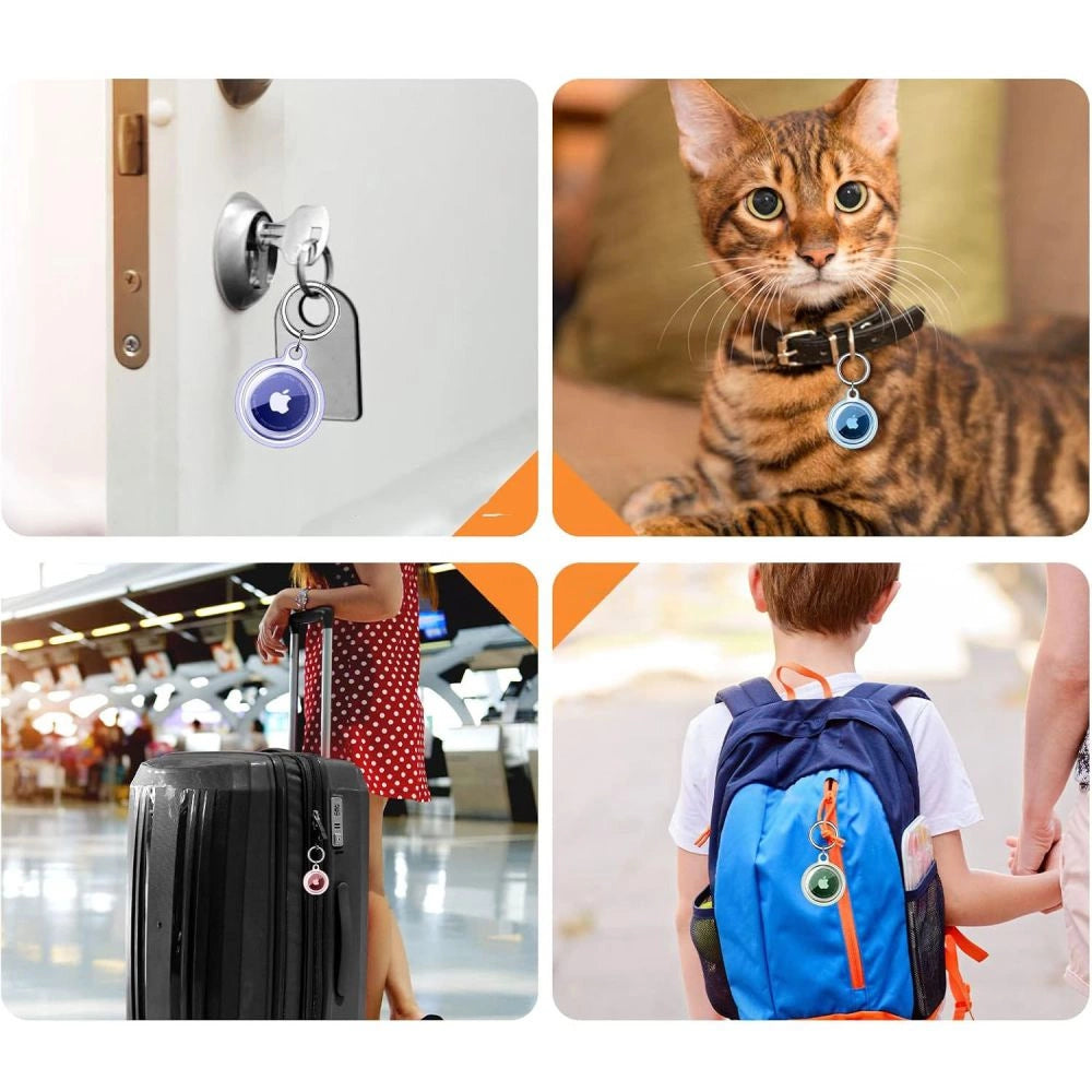 Tech-Protect Icon 4-pack Case for Apple AirTag - Transparent_5