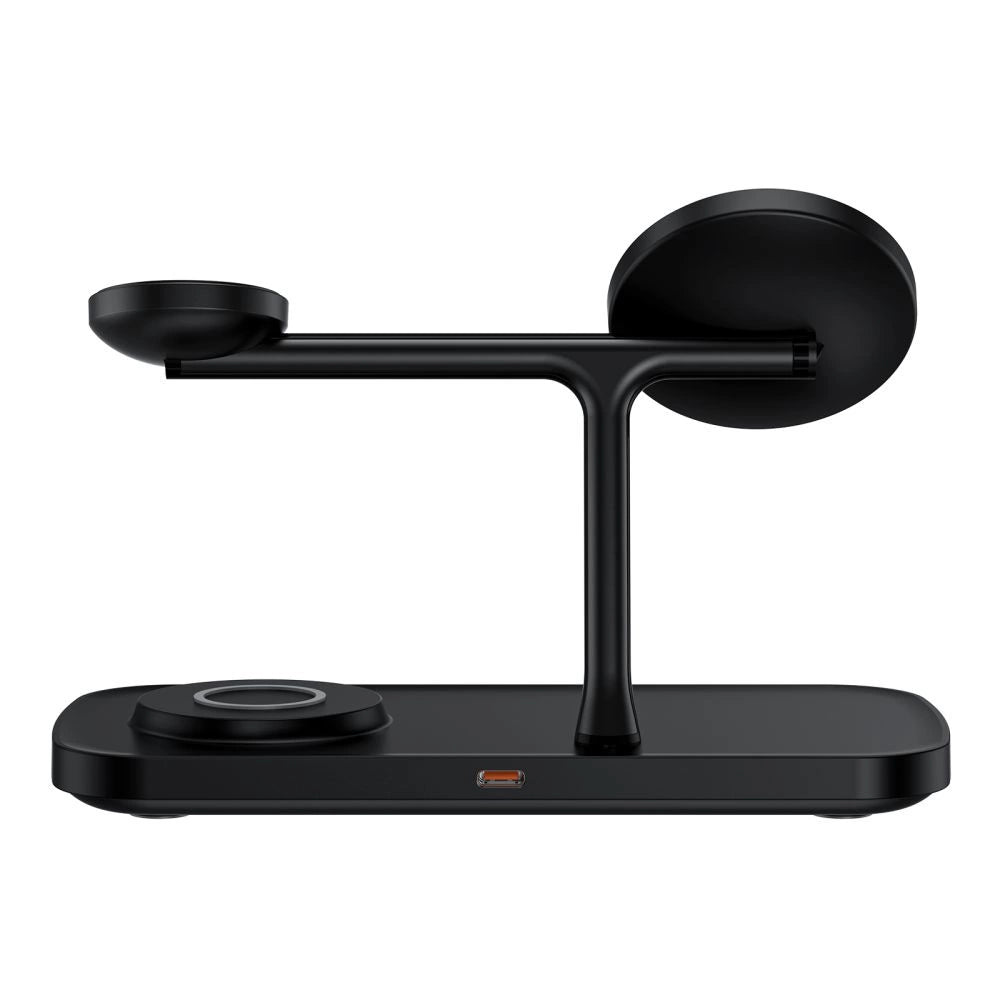 Tech-Protect QI15W-A45 3in1 Wireless Charger with MagSafe for Apple Devices - Black_4