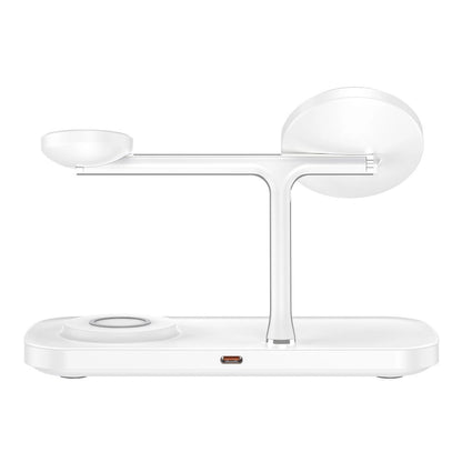 Tech-Protect QI15W-A45 3in1 Wireless Charger with MagSafe for Apple Devices - White_4