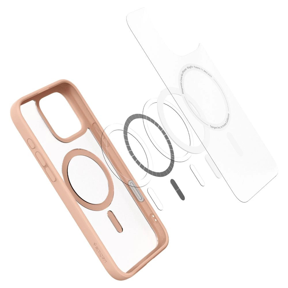Spigen Ultra Hybrid ”T” Magsafe iPhone 16 Pro Case - Pink_5