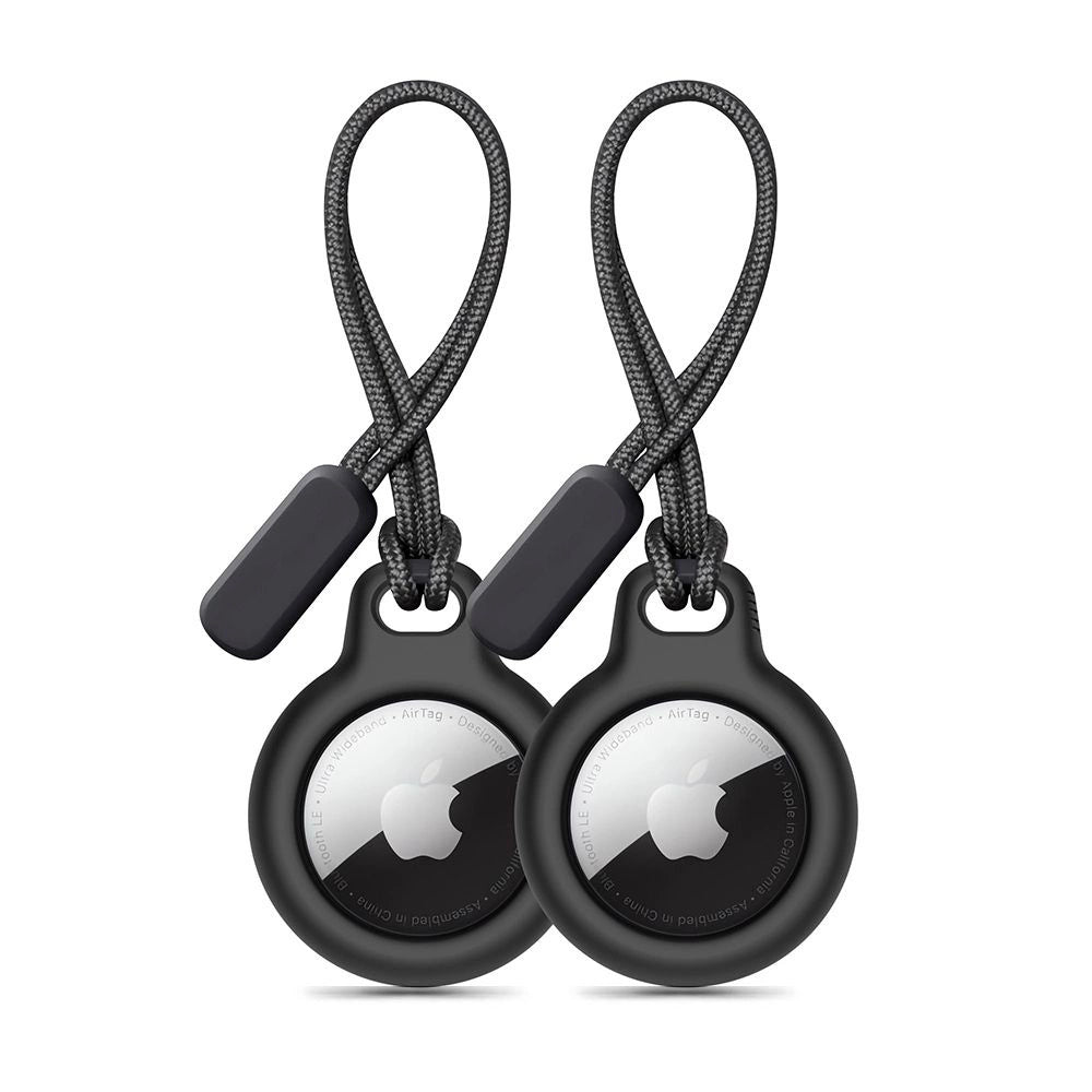 Tech-Protect Rough 2-pack case for Apple AirTag - black_0