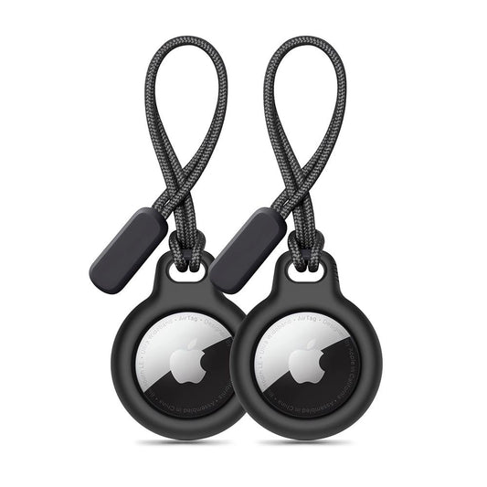 Tech-Protect Rough 2-pack case for Apple AirTag - black_0