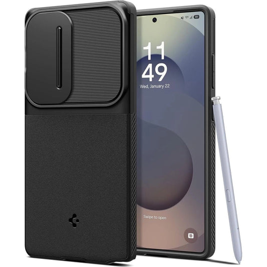 Spigen Optik Armor Case for Samsung Galaxy S25 Ultra - Black_0