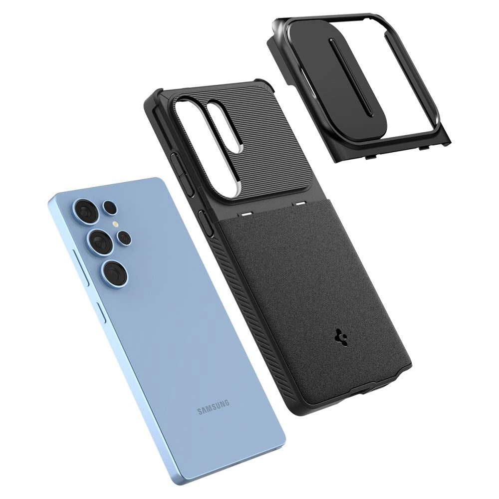 Spigen Optik Armor Case for Samsung Galaxy S25 Ultra - Black_7