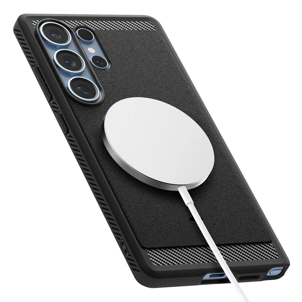 Spigen Rugged Armor Mag Case for Samsung Galaxy S25 Ultra - Black_9