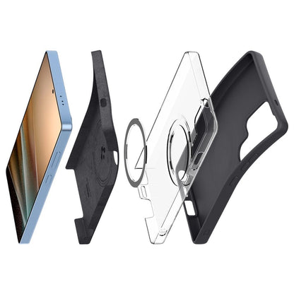 Spigen Silicone Fit Mag Case for Samsung Galaxy S25 Ultra - Black_13