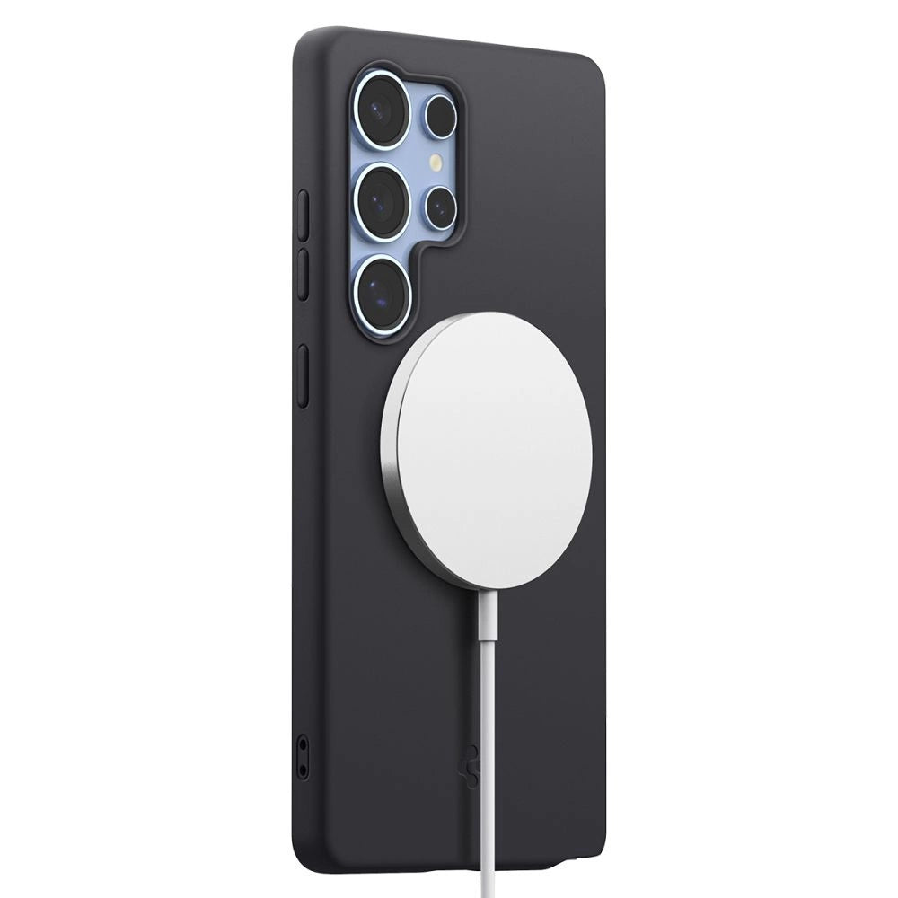 Spigen Silicone Fit Mag Case for Samsung Galaxy S25 Ultra - Black_5