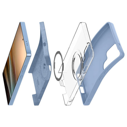 Spigen Silicone Fit Mag Case for Samsung Galaxy S25 Ultra - Blue_13