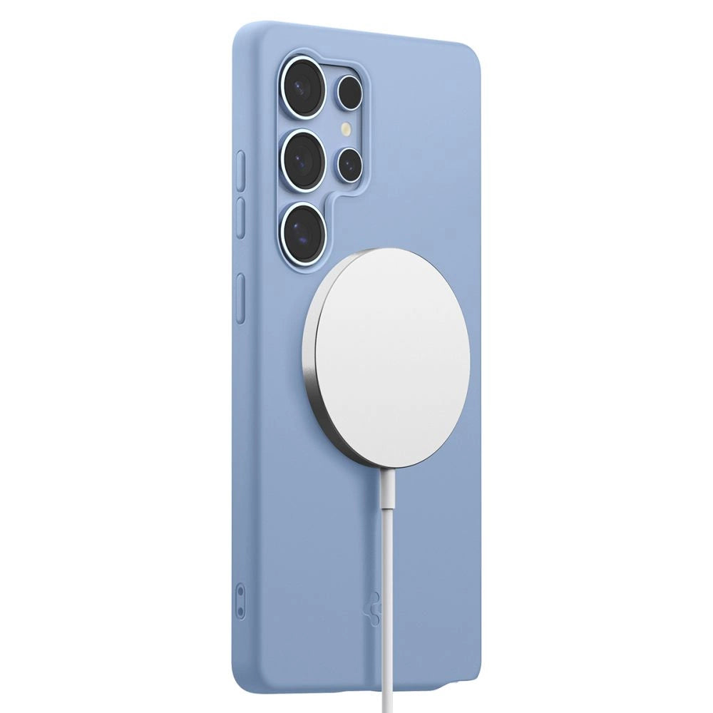Spigen Silicone Fit Mag Case for Samsung Galaxy S25 Ultra - Blue_5