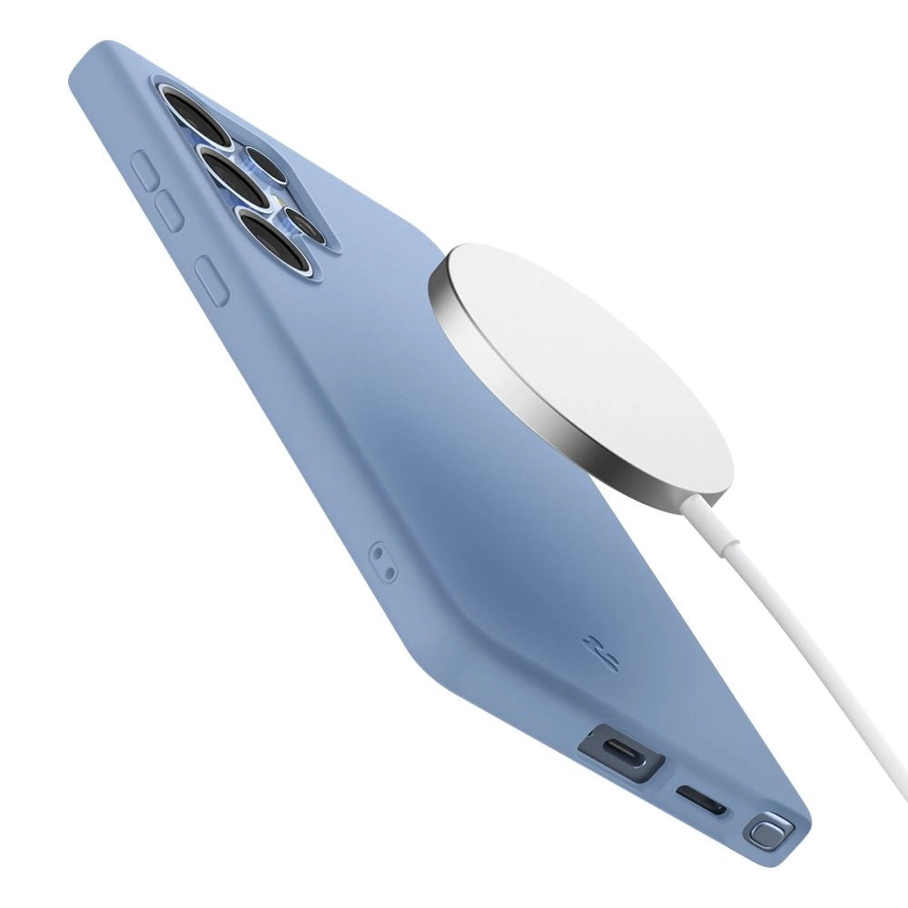 Spigen Silicone Fit Mag Case for Samsung Galaxy S25 Ultra - Blue_8