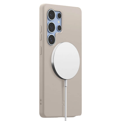 Spigen Silicone Fit Mag case for Samsung Galaxy S25Ultra - titanium_5