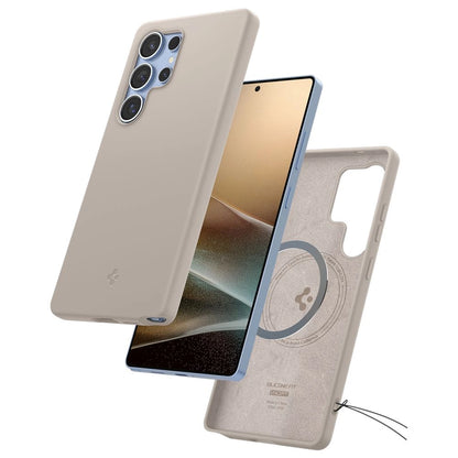 Spigen Silicone Fit Mag case for Samsung Galaxy S25Ultra - titanium_7