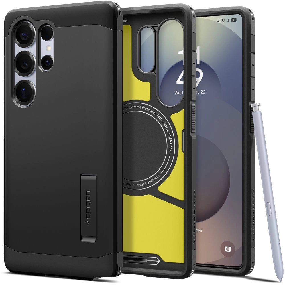 Spigen Tough Armor MagSafe Case for Samsung Galaxy S25 Ultra - Black_0