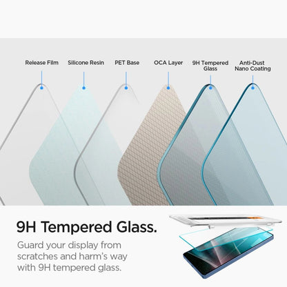 Spigen Glas.tR EZ FIT 2-pack tempered glass for Samsung Galaxy S25 Ultra - transparent_9