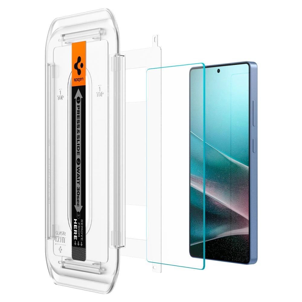 Spigen Glas.tR EZ FIT 2-pack tempered glass for Samsung Galaxy S25 Ultra - transparent_5