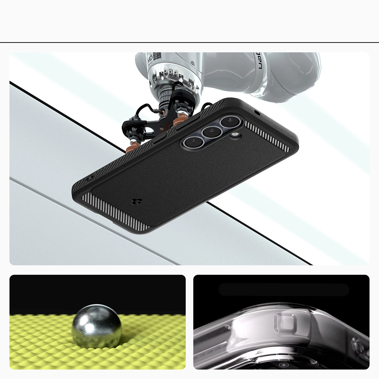Spigen Rugged Armor Mag MagSafe Case for Samsung Galaxy S25 - Matte Black_3
