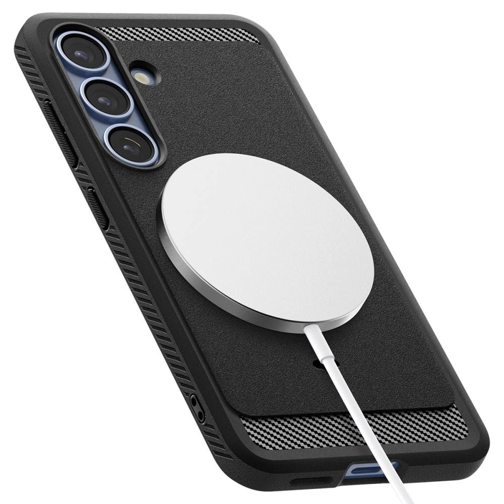 Spigen Rugged Armor Mag MagSafe Case for Samsung Galaxy S25 - Matte Black_13