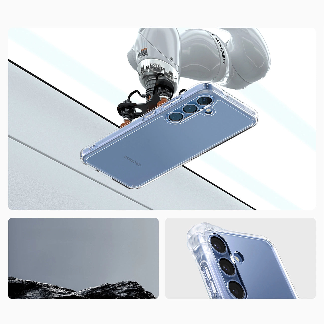 Spigen Ultra Hybrid Case for Samsung Galaxy S25+ - Transparent_1