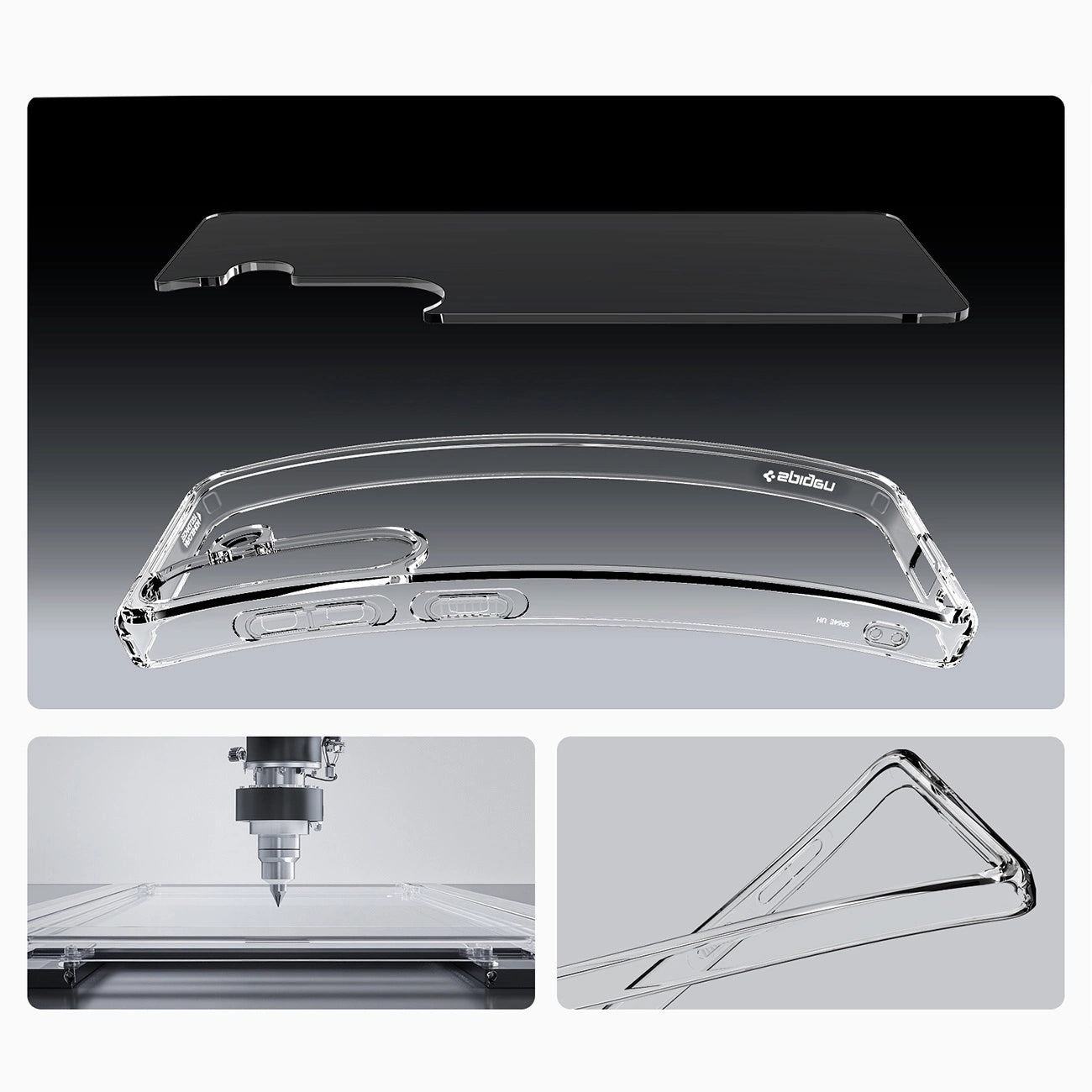 Spigen Ultra Hybrid Case for Samsung Galaxy S25+ - Transparent_2