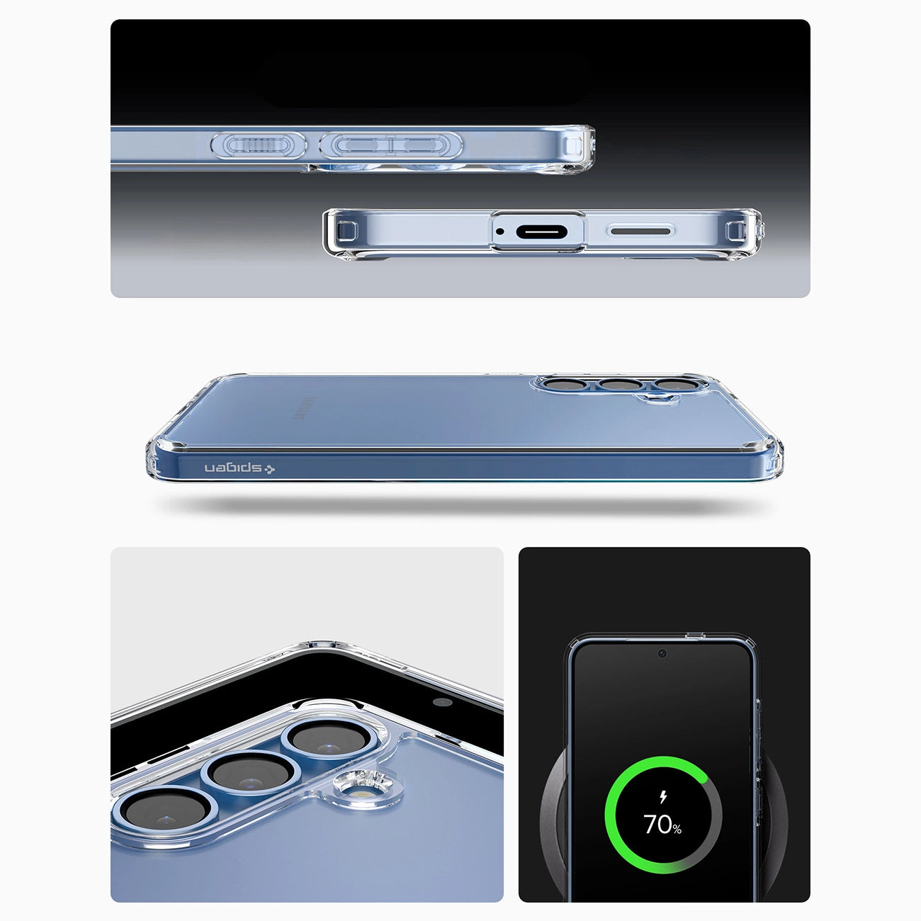 Spigen Ultra Hybrid Case for Samsung Galaxy S25+ - Transparent_3