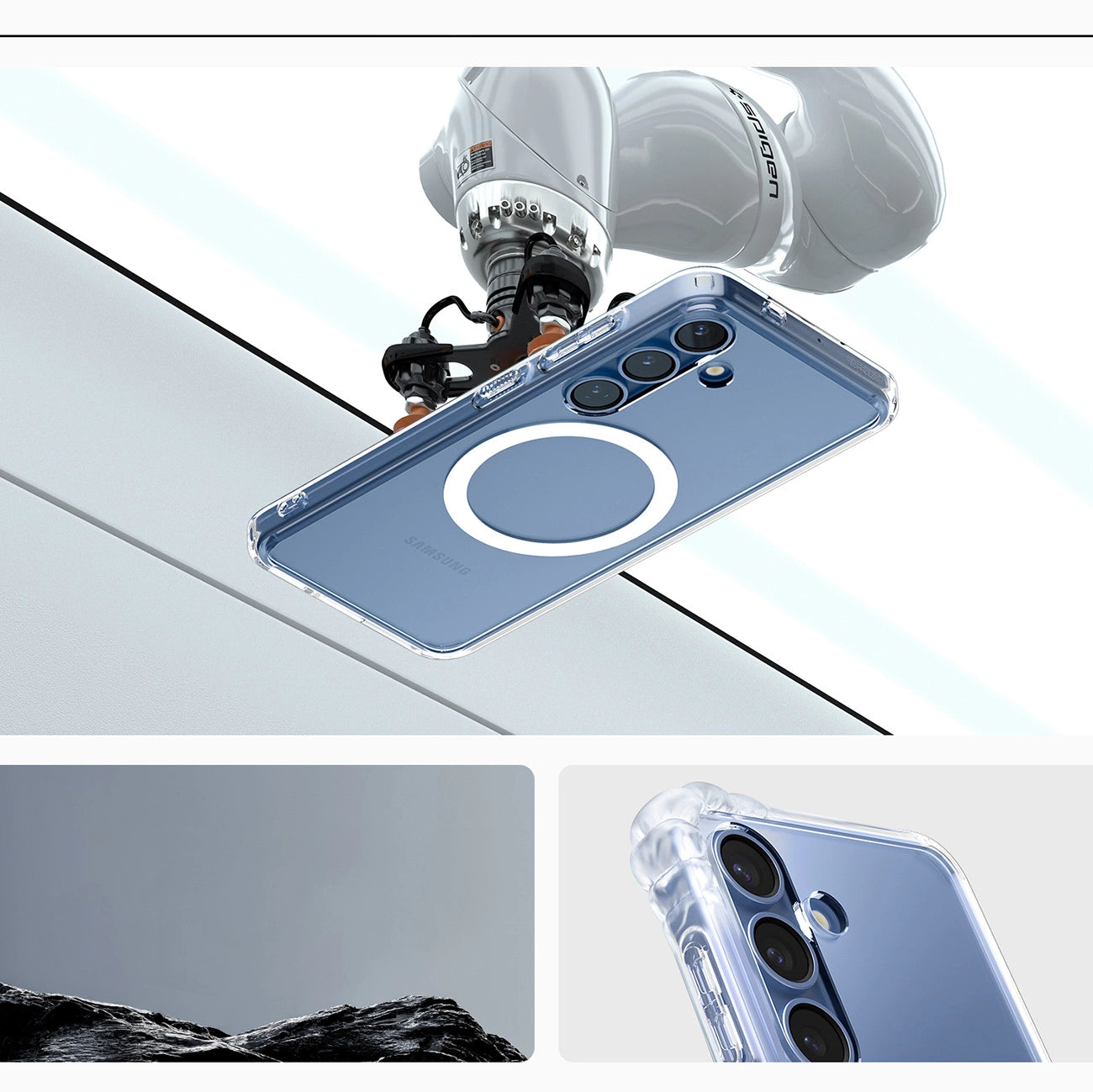 Spigen Ultra Hybrid Mag Case for Samsung Galaxy S25+ - Clear_5