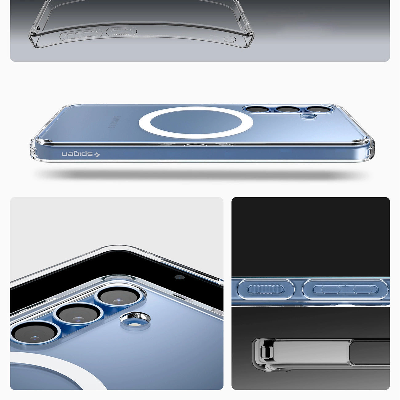 Spigen Ultra Hybrid Mag Case for Samsung Galaxy S25+ - Clear_7
