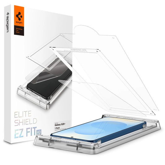 Spigen ELITE SHIELD EZ FIT Hybrid Glass for Samsung Galaxy S25+ - Transparent_0