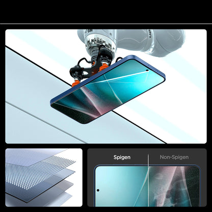Spigen ELITE SHIELD EZ FIT Hybrid Glass for Samsung Galaxy S25+ - Transparent_10