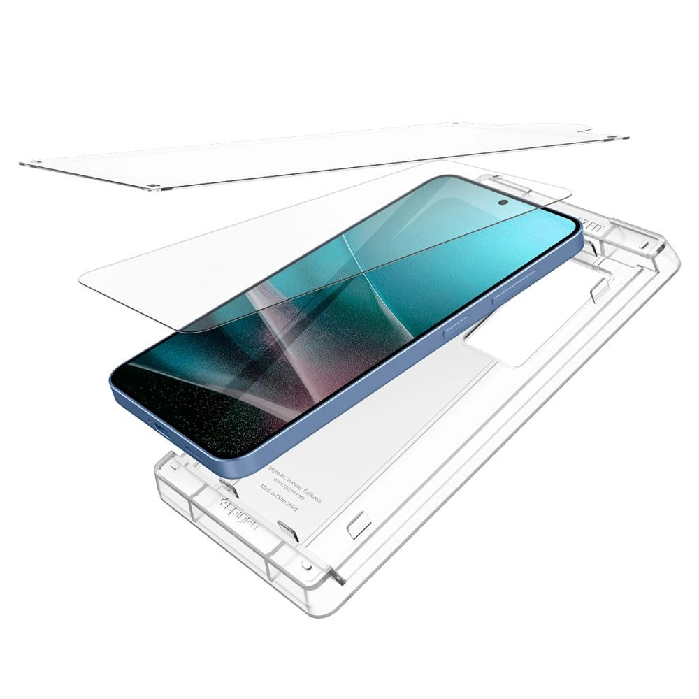 Spigen ELITE SHIELD EZ FIT Hybrid Glass for Samsung Galaxy S25+ - Transparent_4